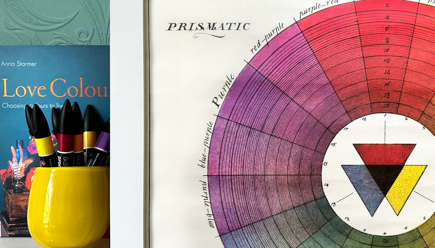Colour wheel and colour theory books